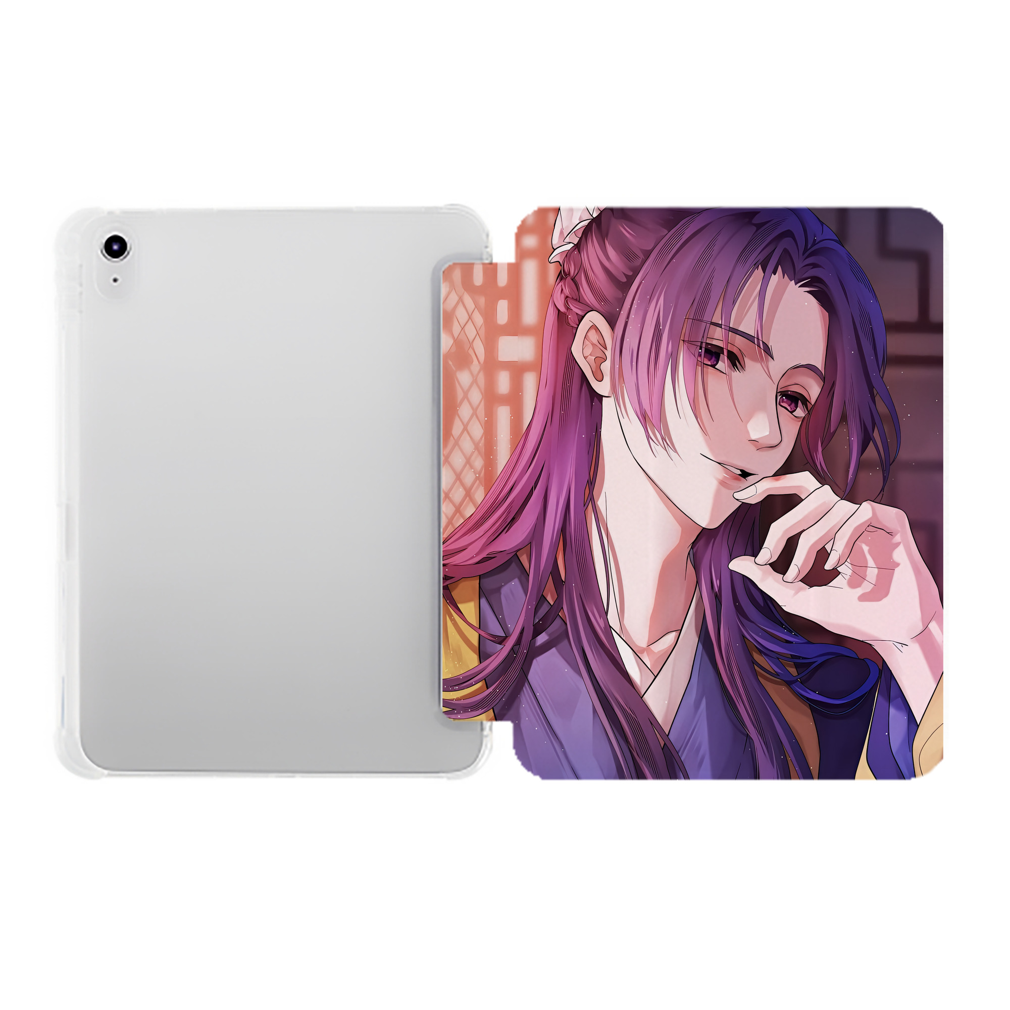 （画像用） 薬屋のひとりごと The Apothecary Diaries IPad ケース ペン収納付き 三つ折りスタンド PUレザー×シリコン 対応機種9.5/10.5/10.9インチ